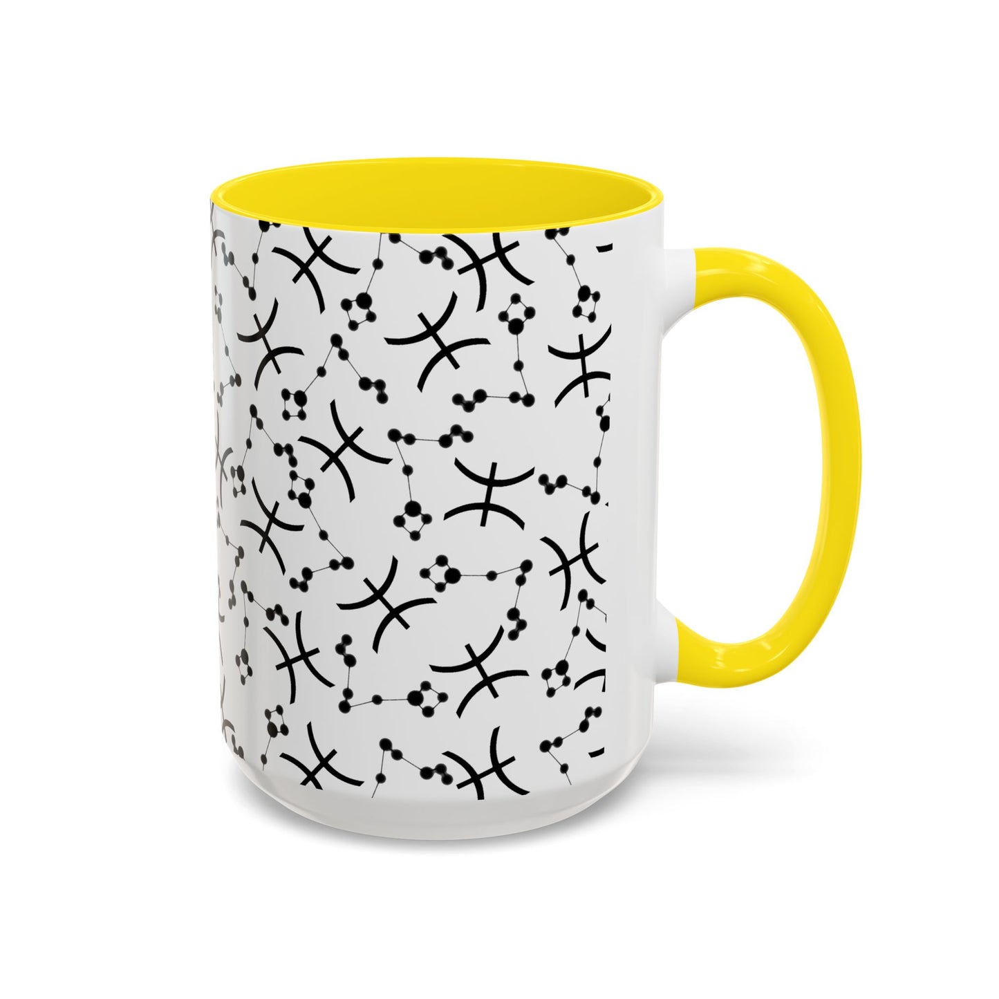 Accent Coffee Mug with the Pisces sign (11, 15oz)