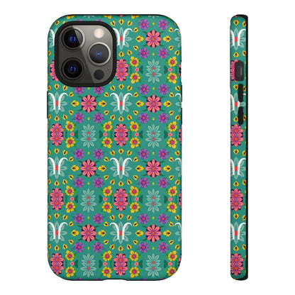 Tough Cases, Aquarius, Zodiac v4, Flower Pattern