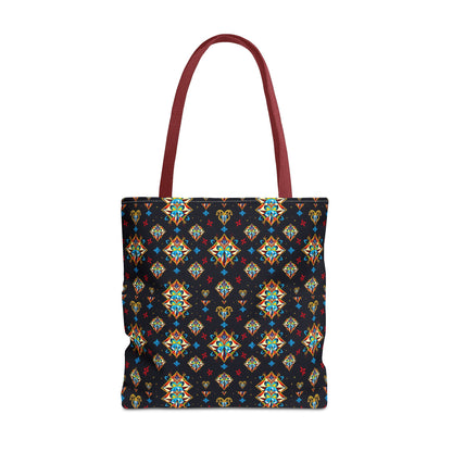 Tote Bag (AOP), Sagittarius, Zodiac v1, Jewel Pattern