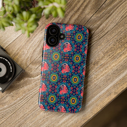Tough Cases, Capricorn, Zodiac v1, Flower Pattern