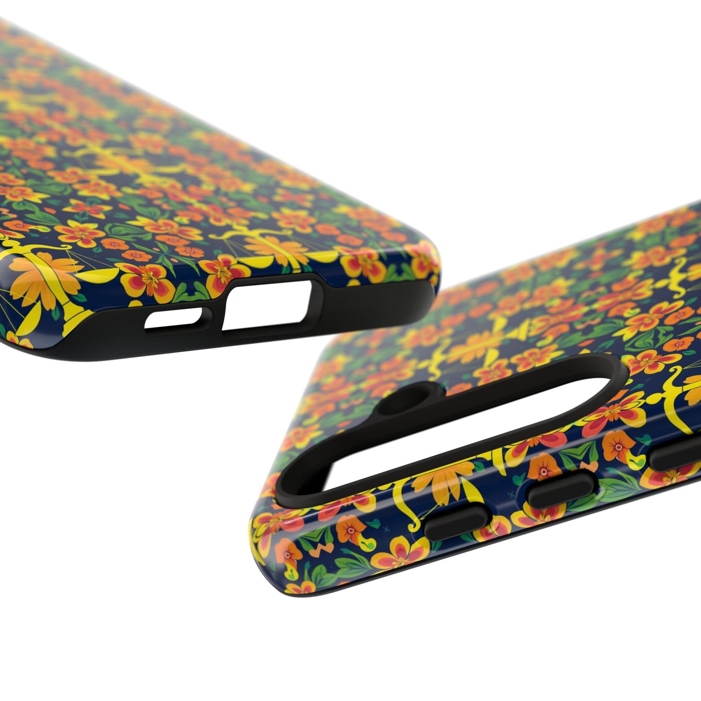 Tough Cases, Libra, Zodiac v3, Flower Pattern