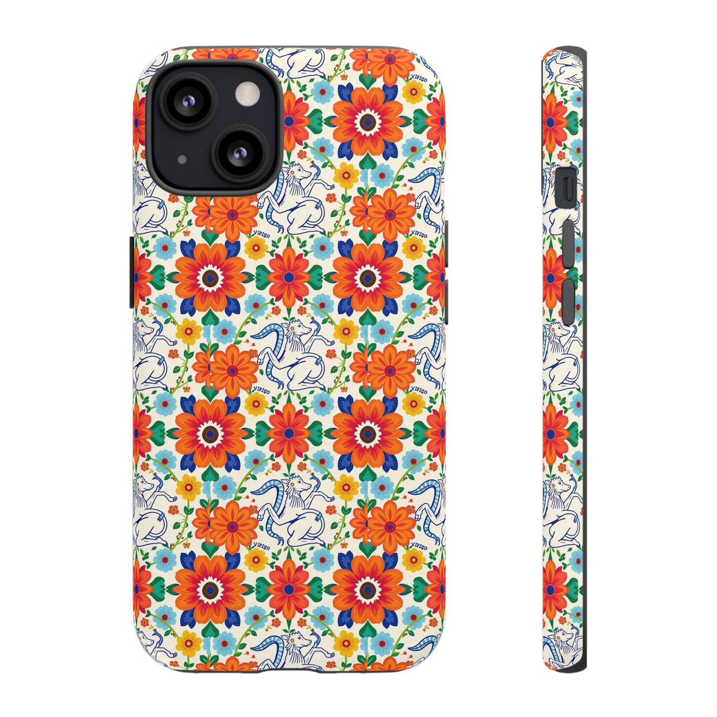 Tough Cases, Virgo, Zodiac v4, Flower Pattern