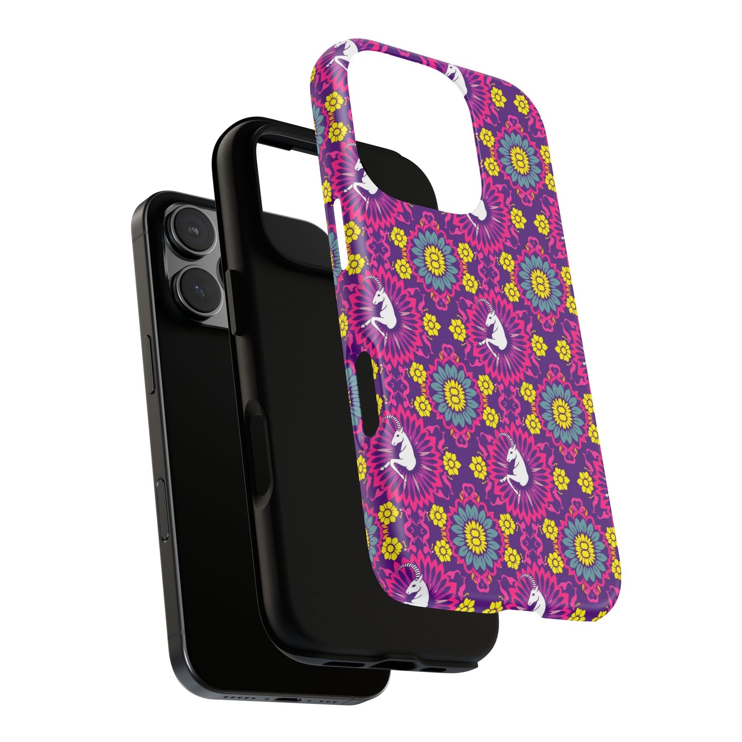 Tough Cases, Capricorn, Zodiac, Flower Pattern