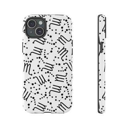 Tough Cases with the Scorpio Zodiac sign for iPhone, Samsung Galaxy, and Google Pixel devices