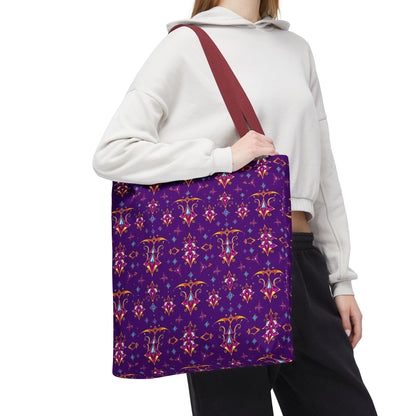 Tote Bag (AOP), Sagittarius, Zodiac, Jewel Pattern