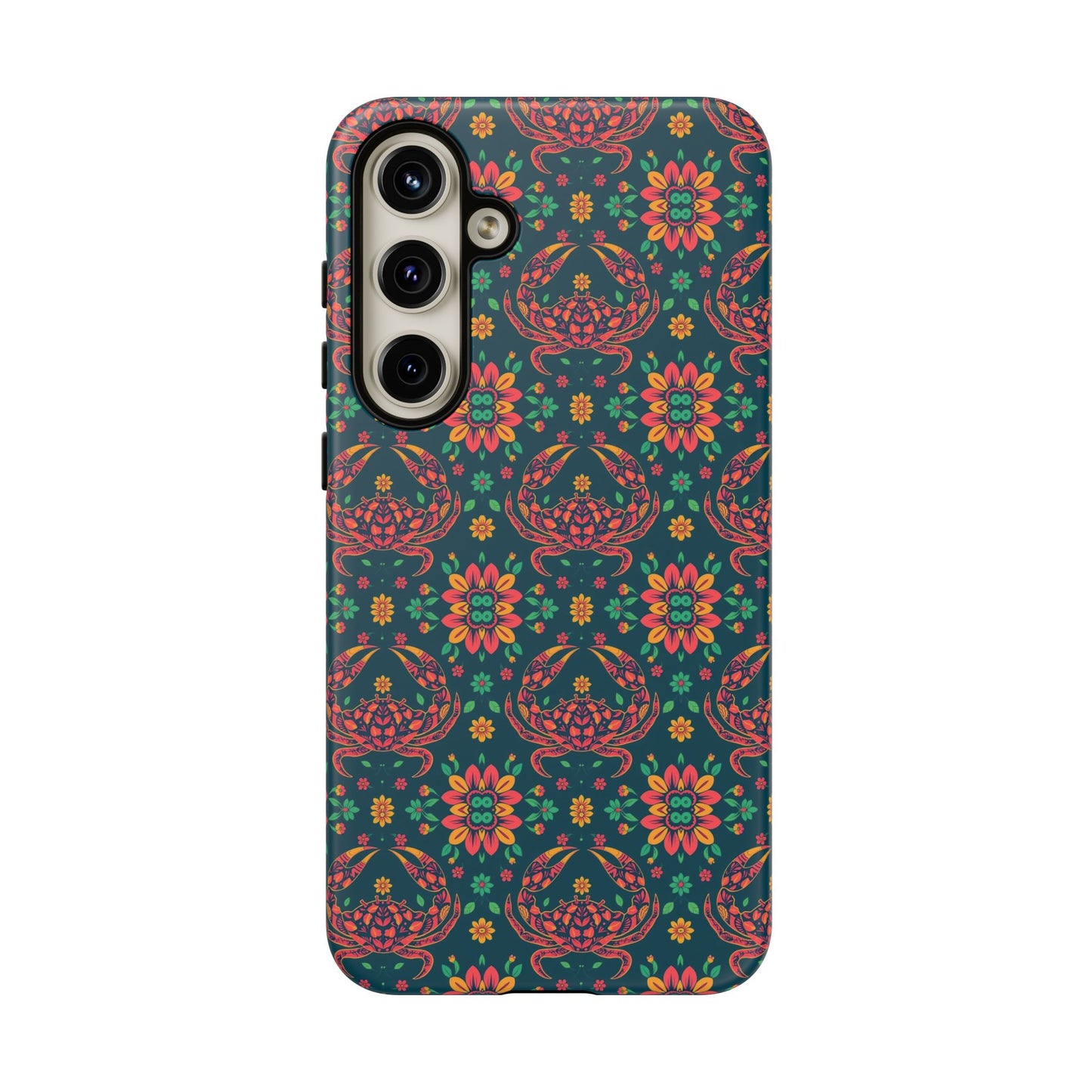 Tough Cases, Cancer, Zodiac v4, Flower Pattern