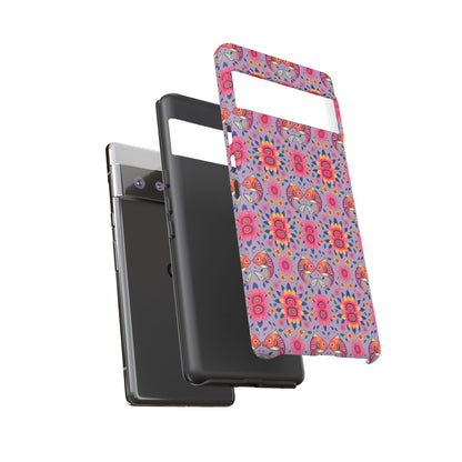 Tough Cases, Pisces, Zodiac v3, Flower Pattern