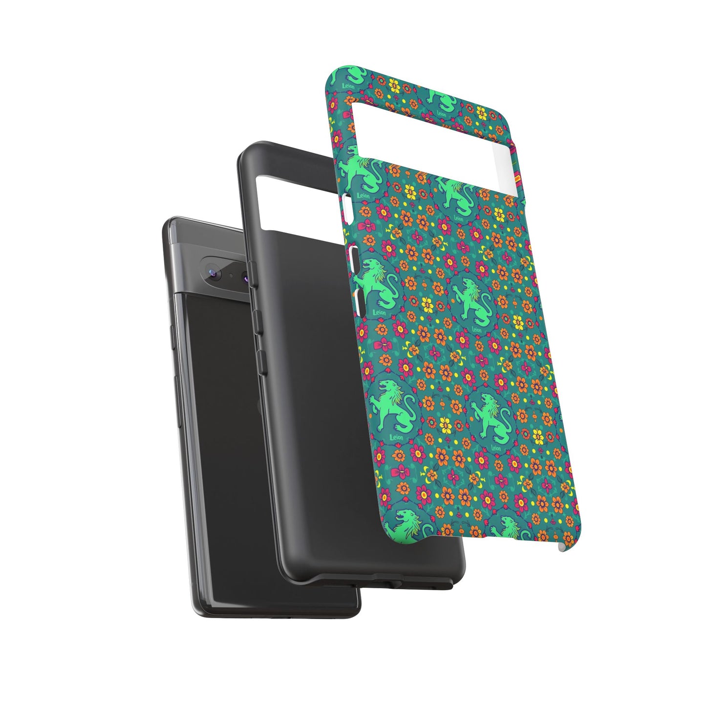 Tough Cases, Leo, Zodiac v3, Flower Pattern
