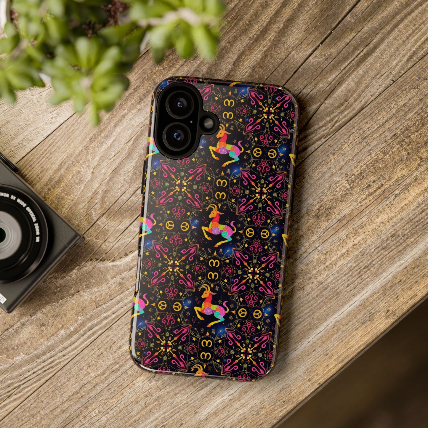 Tough Cases, Capricorn, Zodiac v2, Metal Pattern