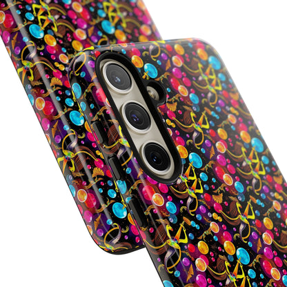 Tough Cases, Sagittarius, Zodiac v1, Bubble Pattern
