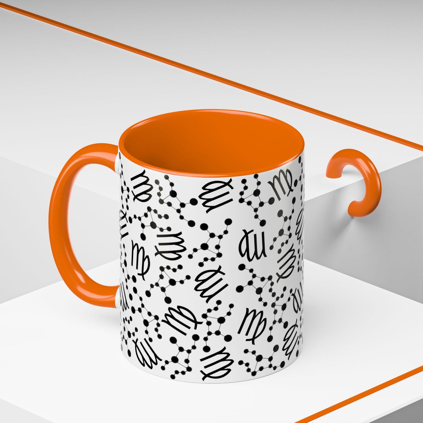 Accent Coffee Mug with the Virgo sign (11, 15oz)