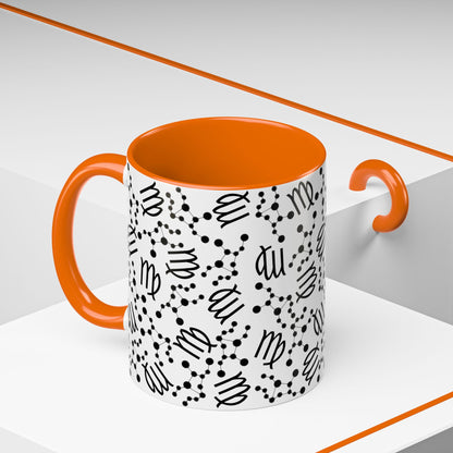 Accent Coffee Mug with the Virgo sign (11, 15oz)