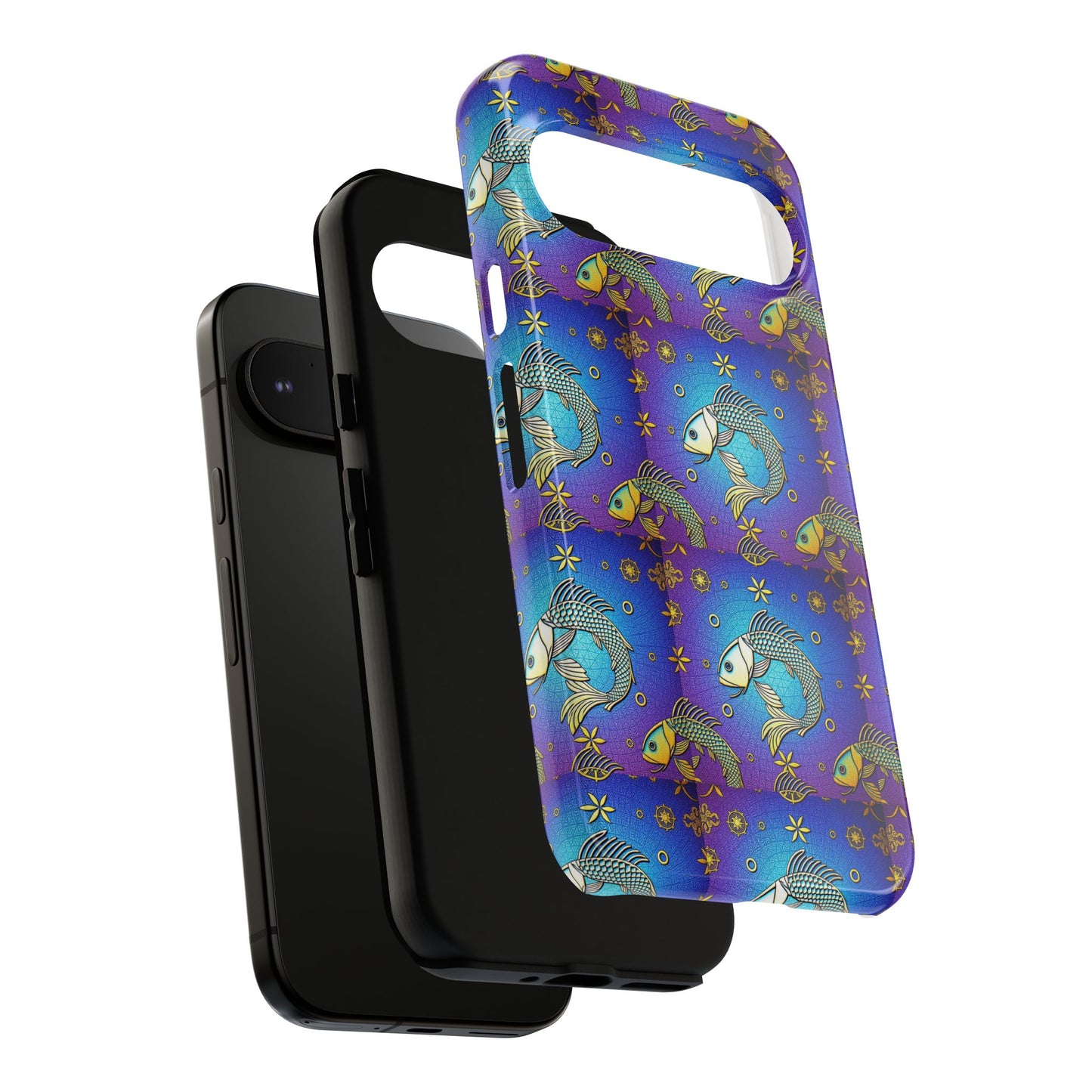 Tough Cases, Pisces, Zodiac v2, Metal Pattern