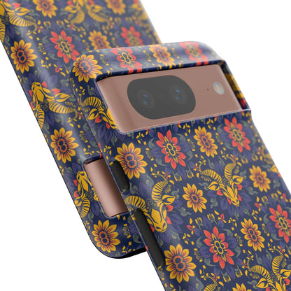 Tough Cases, Taurus, Zodiac v3, Flower Pattern