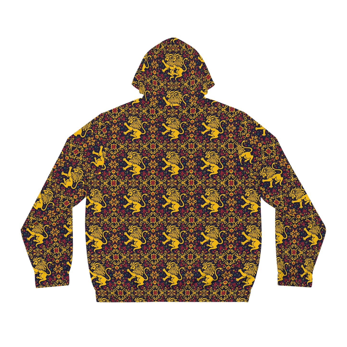 Full-Zip Hoodie (AOP), Leo, Zodiac v4, Pattern