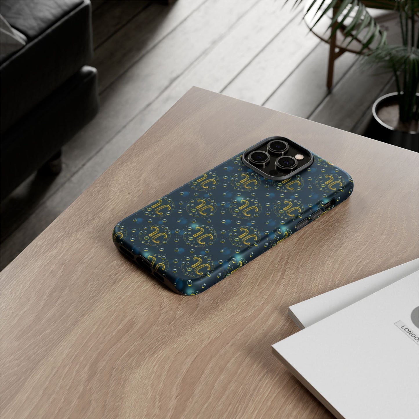Tough Cases, Aquarius, Zodiac v2, Bubble Pattern