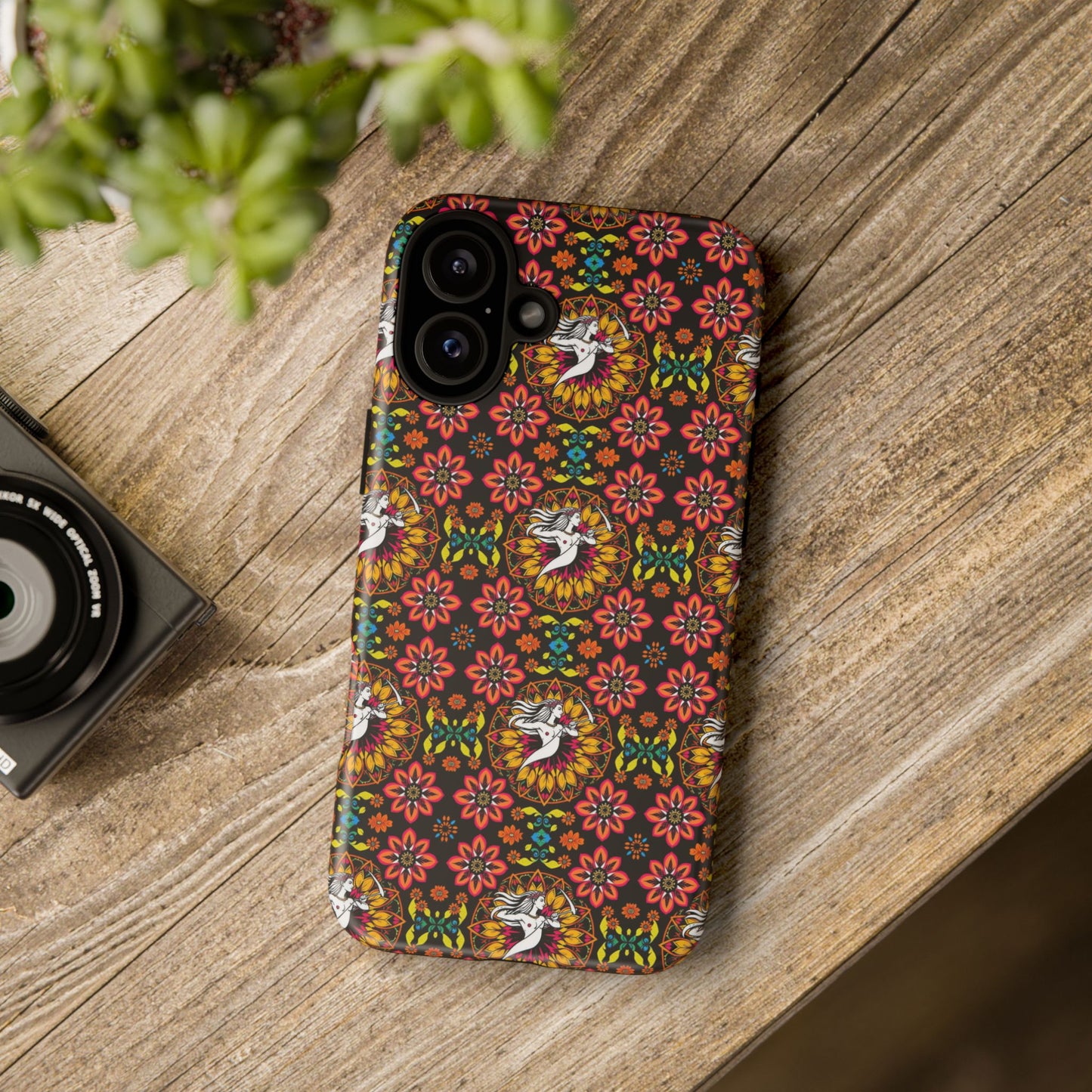 Tough Cases, Sagittarius, Zodiac v2, Flower Pattern