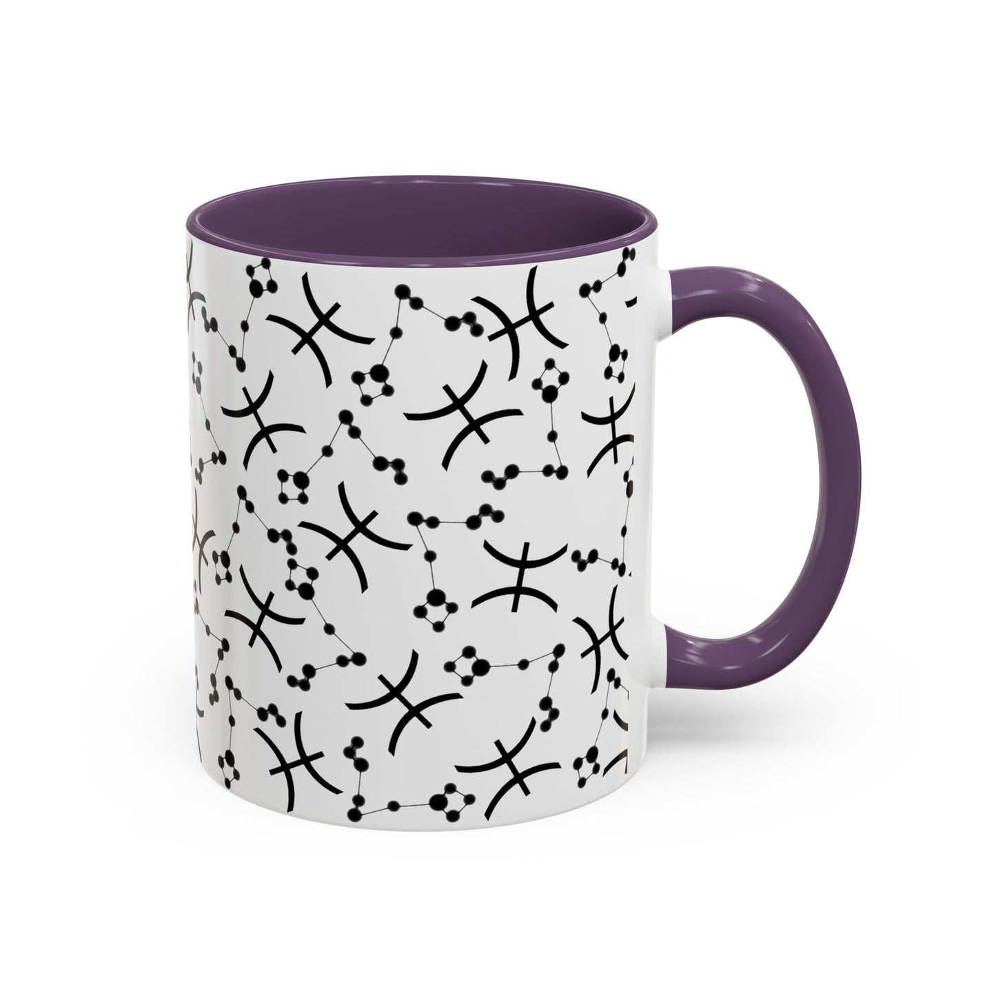 Accent Coffee Mug with the Pisces sign (11, 15oz)