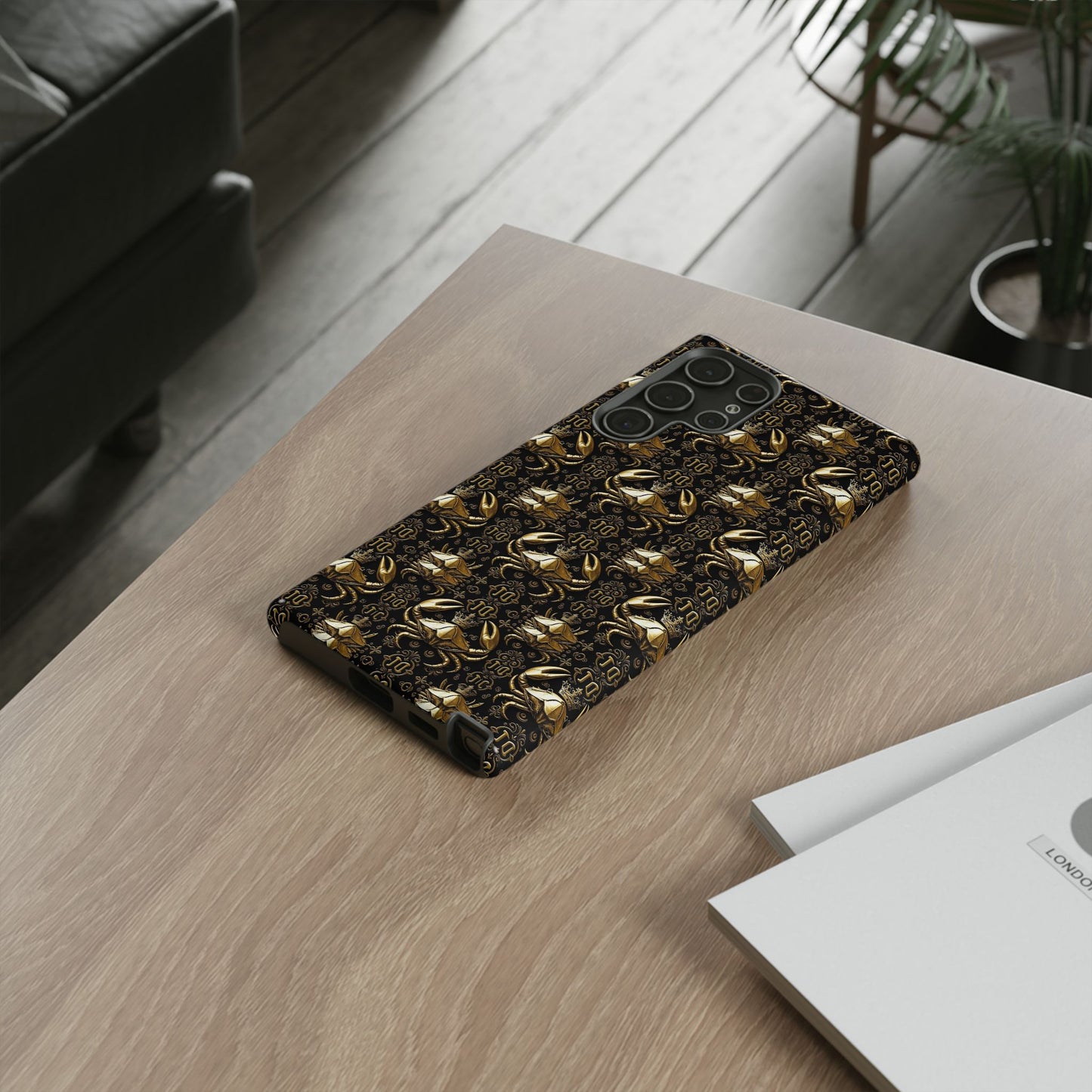 Tough Cases, Cancer, Zodiac, Metal Pattern
