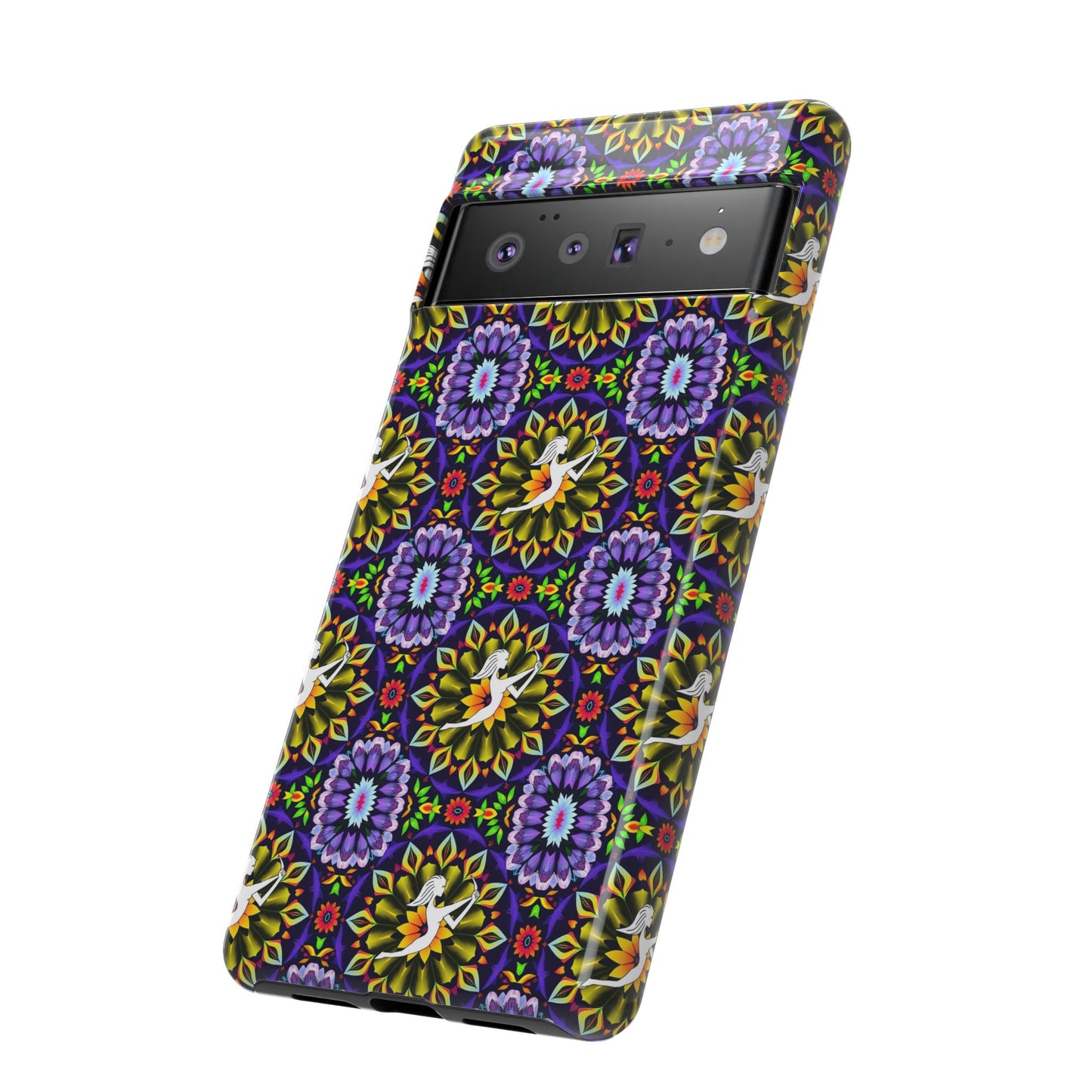 Tough Cases, Sagittarius, Zodiac v1, Flower Pattern