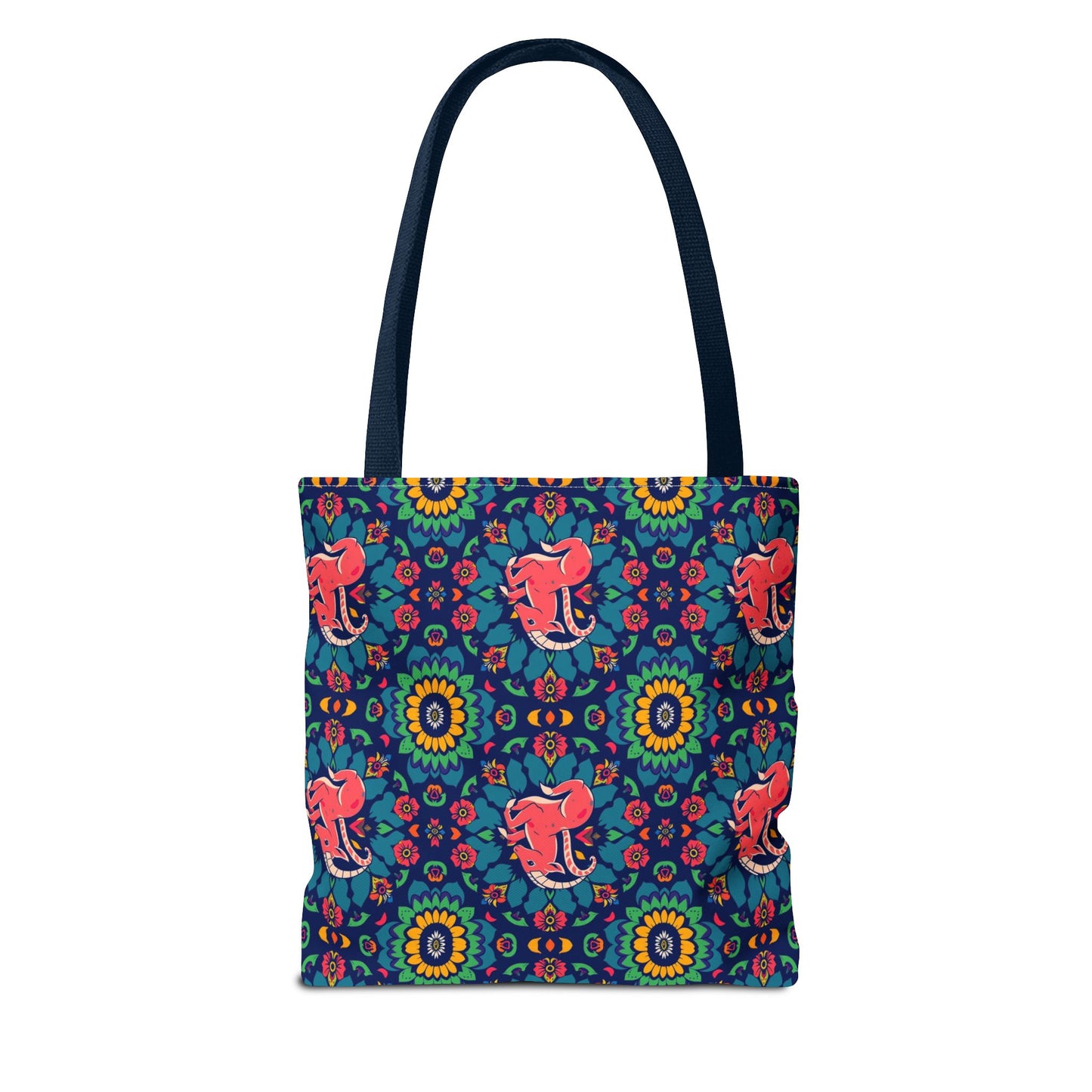 Tote Bag (AOP), Capricorn, Zodiac v1, Flower Pattern