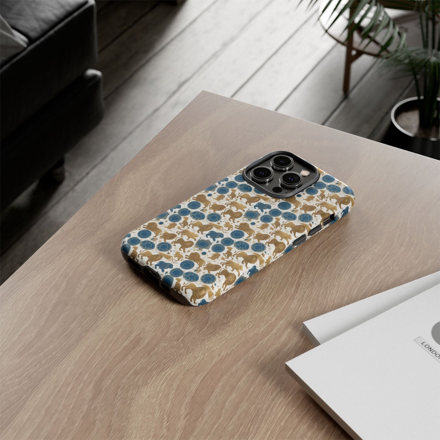 Tough Cases, Leo, Zodiac v2, Metal Pattern