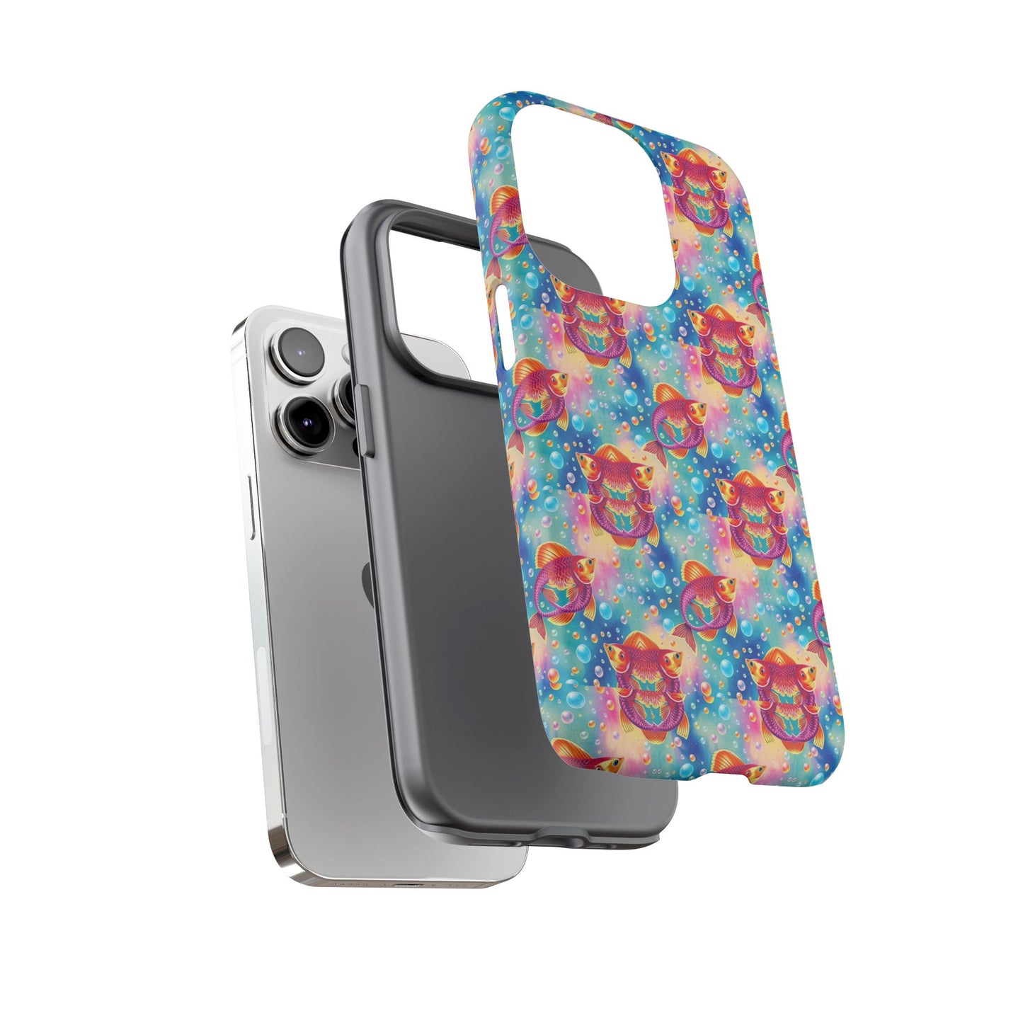 Tough Cases, Pisces, Zodiac v1, Bubble Pattern