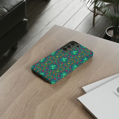 Tough Cases, Leo, Zodiac v3, Flower Pattern