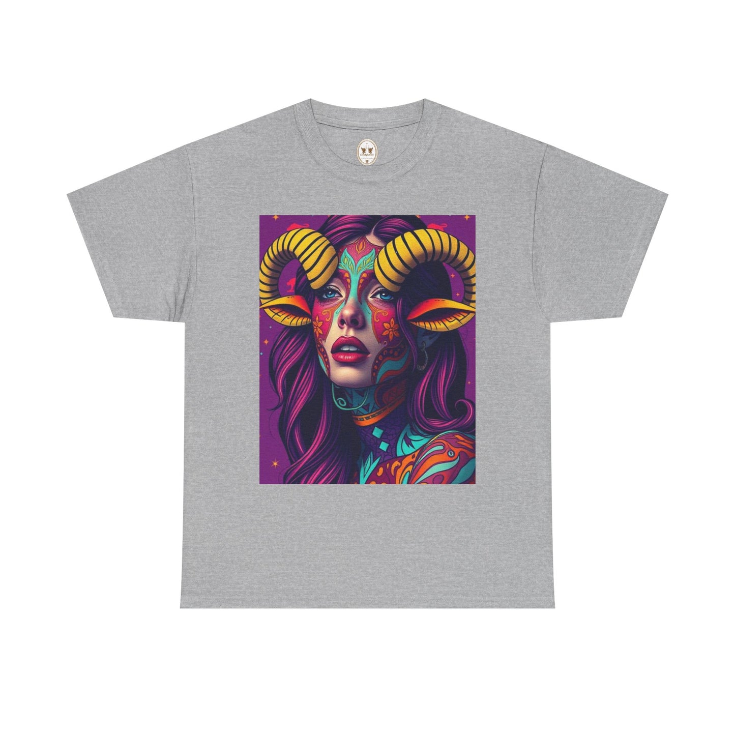 Unisex Heavy Cotton T-Shirt, Taurus, Zodiac v2, Sexy Art