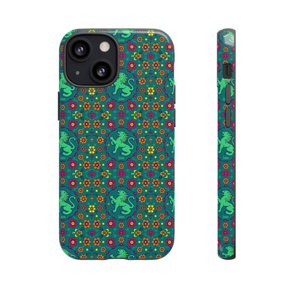 Tough Cases, Leo, Zodiac v3, Flower Pattern