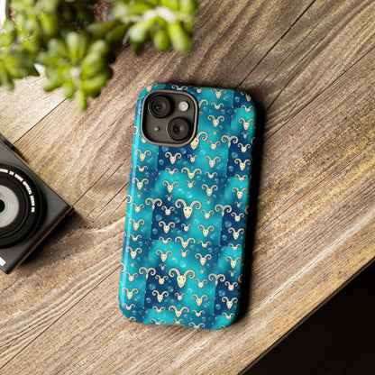 Tough Cases, Aries, Zodiac v1, Bubble Pattern