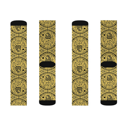 Sublimation Socks, Leo, Zodiac v1, Pattern