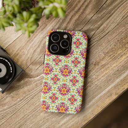Tough Cases, Cancer, Zodiac v3, Flower Pattern