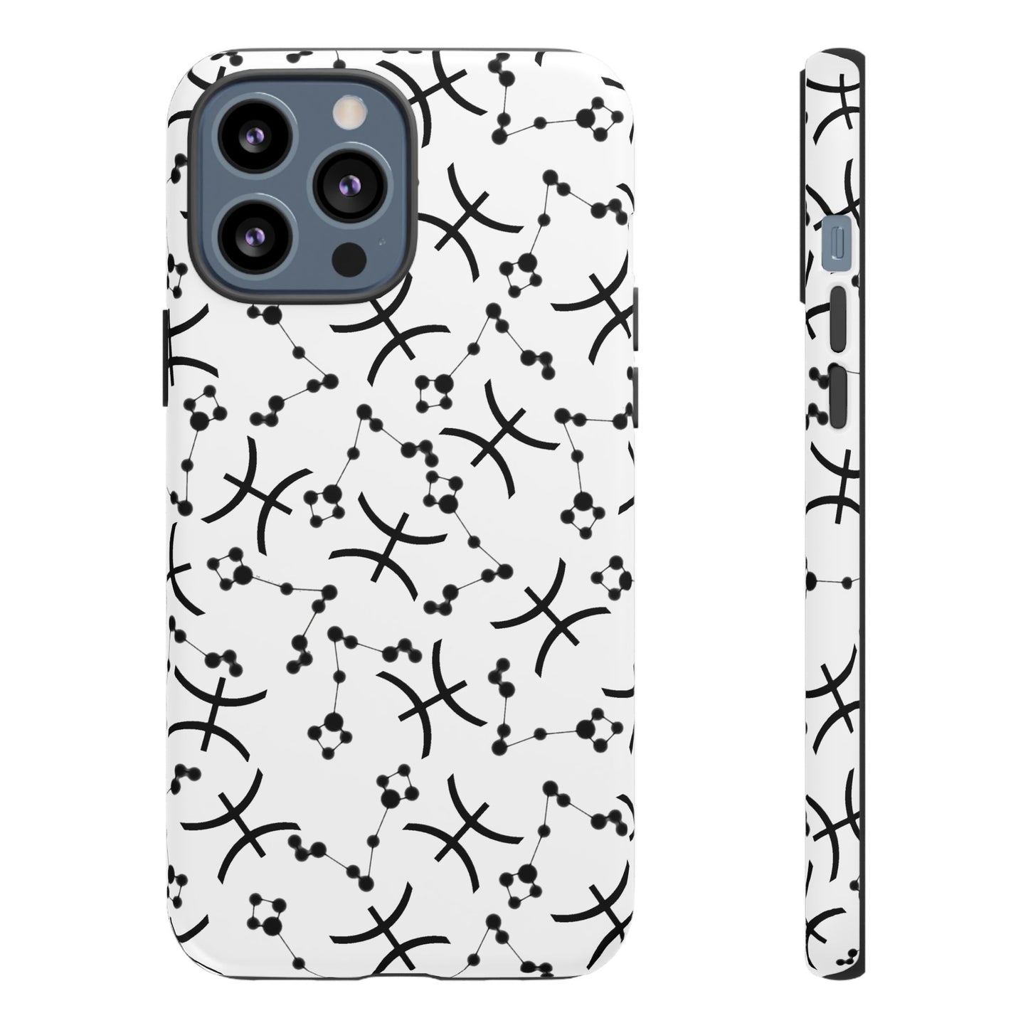 Tough Cases with the Pisces Zodiac sign for iPhone, Samsung Galaxy, and Google Pixel devices
