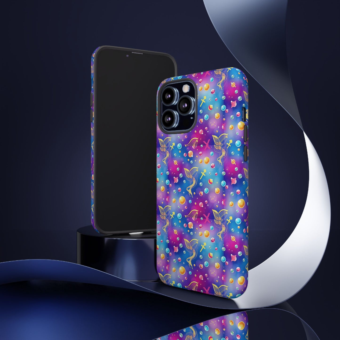 Tough Cases, Sagittarius, Zodiac v3, Bubble Pattern