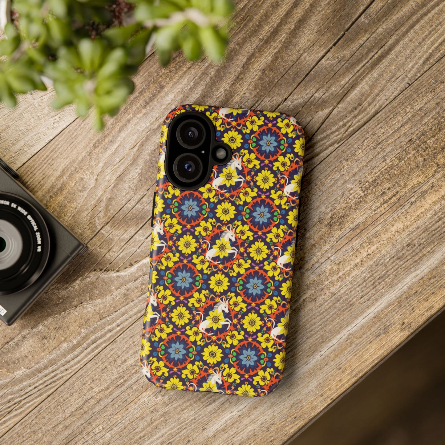 Tough Cases, Aquarius, Zodiac v3, Flower Pattern