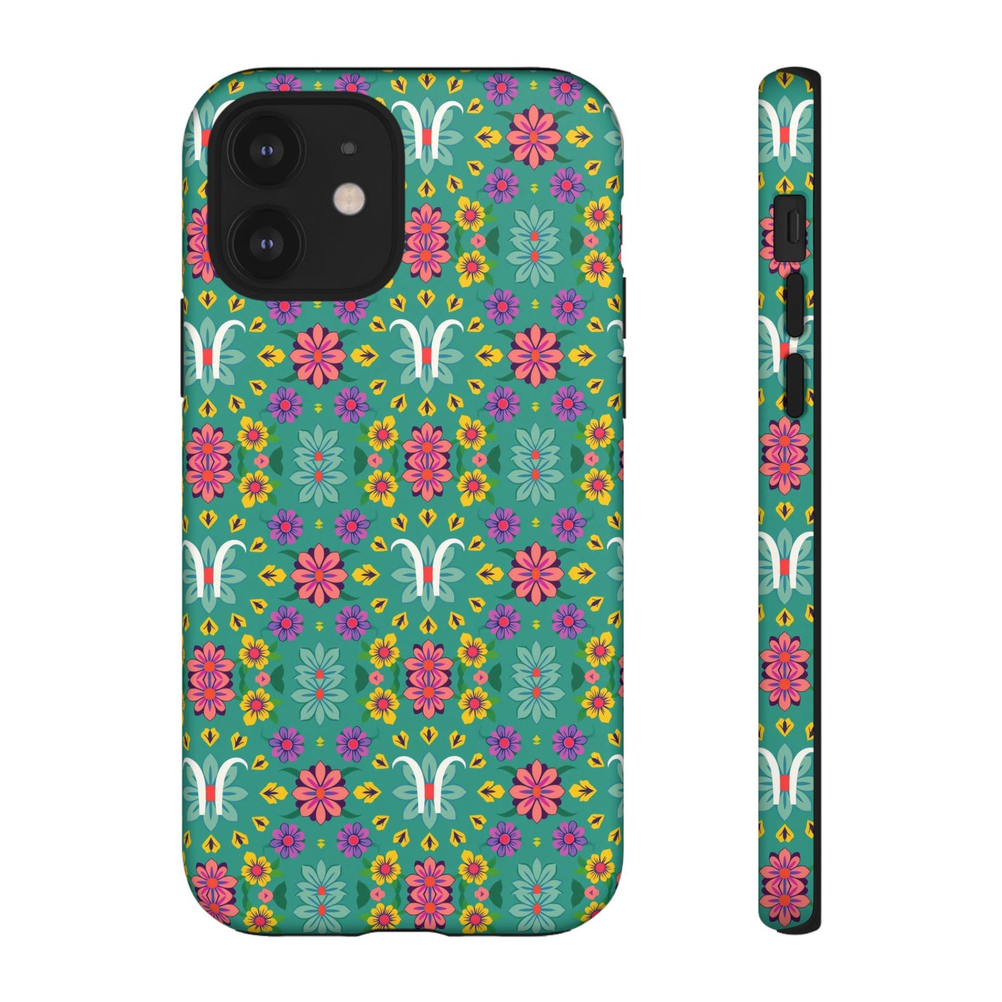 Tough Cases, Aquarius, Zodiac v4, Flower Pattern