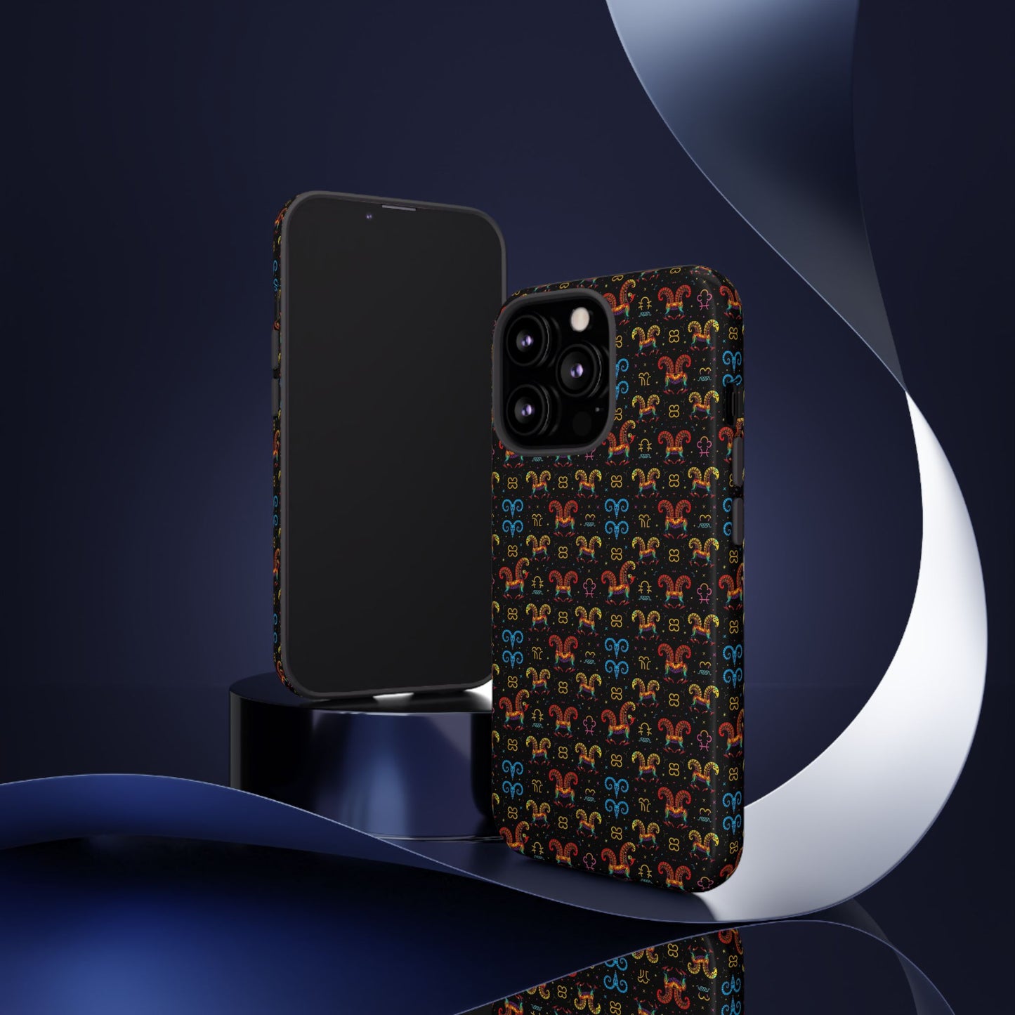 Tough Cases, Aries, Zodiac v1, Metal Pattern