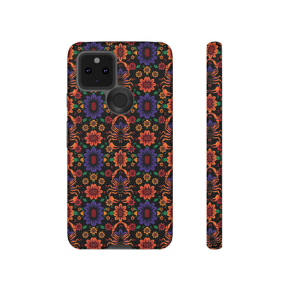 Tough Cases, Scorpio, Zodiac, Flower Pattern