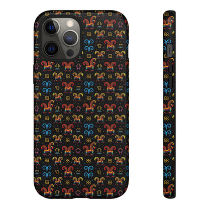 Tough Cases, Aries, Zodiac v1, Metal Pattern