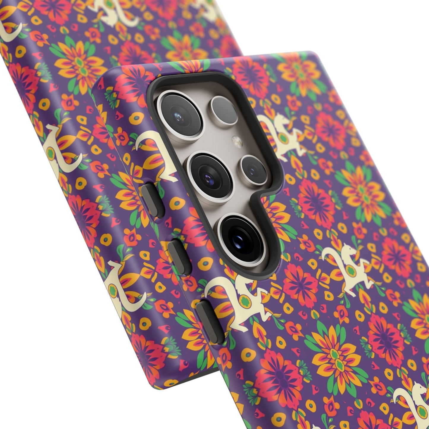 Tough Cases, Aquarius, Zodiac v1, Flower Pattern