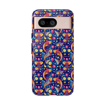 Tough Cases, Pisces, Zodiac, Bubble Pattern