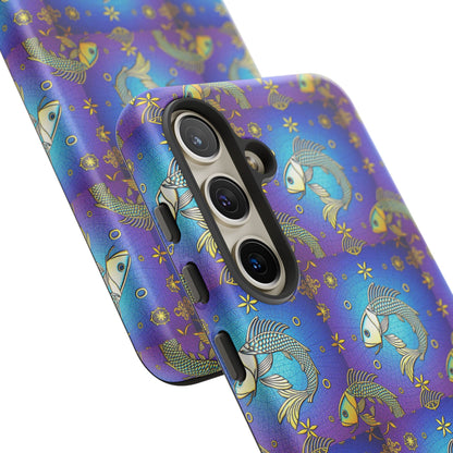 Tough Cases, Pisces, Zodiac v2, Metal Pattern