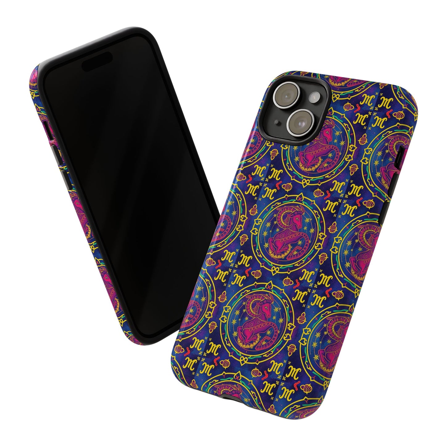Tough Cases, Capricorn, Zodiac, Metal Pattern