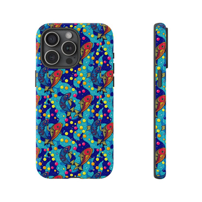 Tough Cases, Pisces, Zodiac v2, Bubble Pattern