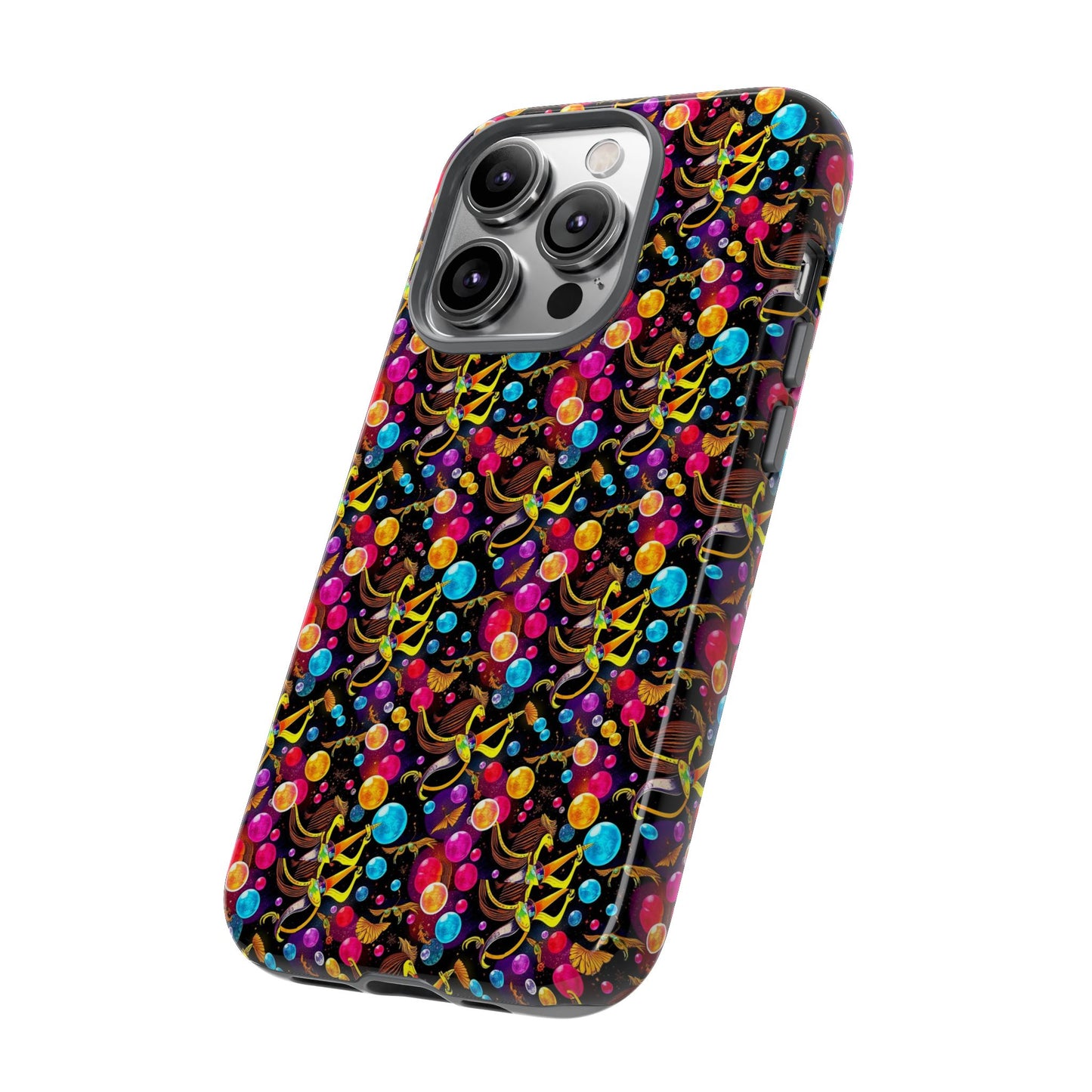 Tough Cases, Sagittarius, Zodiac v1, Bubble Pattern