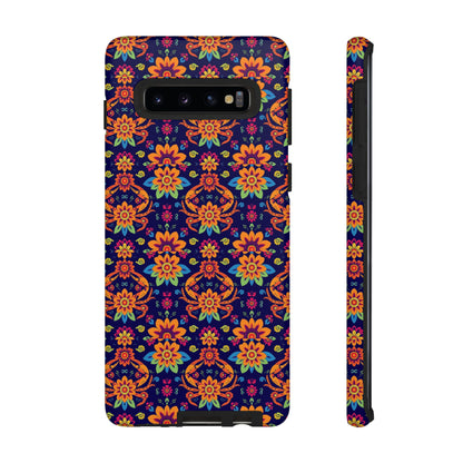 Tough Cases, Cancer, Zodiac, Flower Pattern