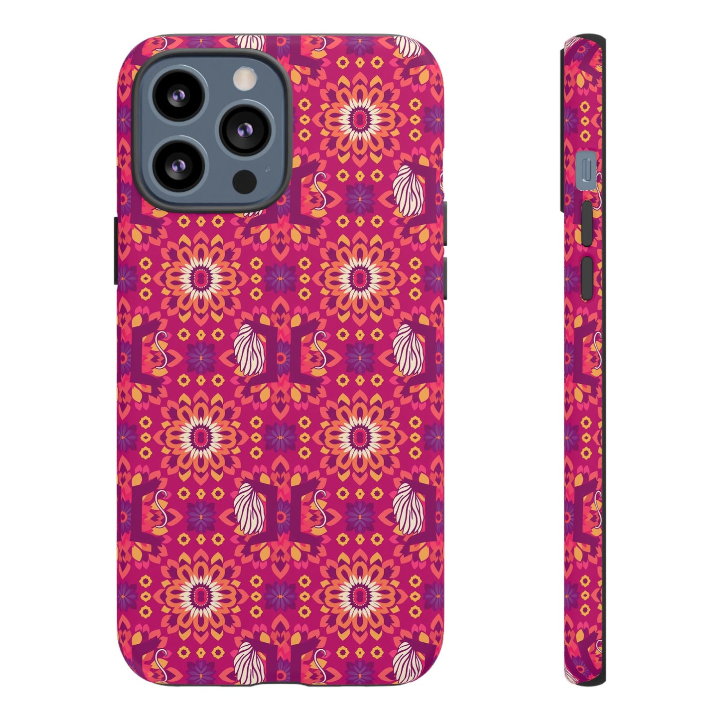 Tough Cases, Gemini, Zodiac v1, Flower Pattern