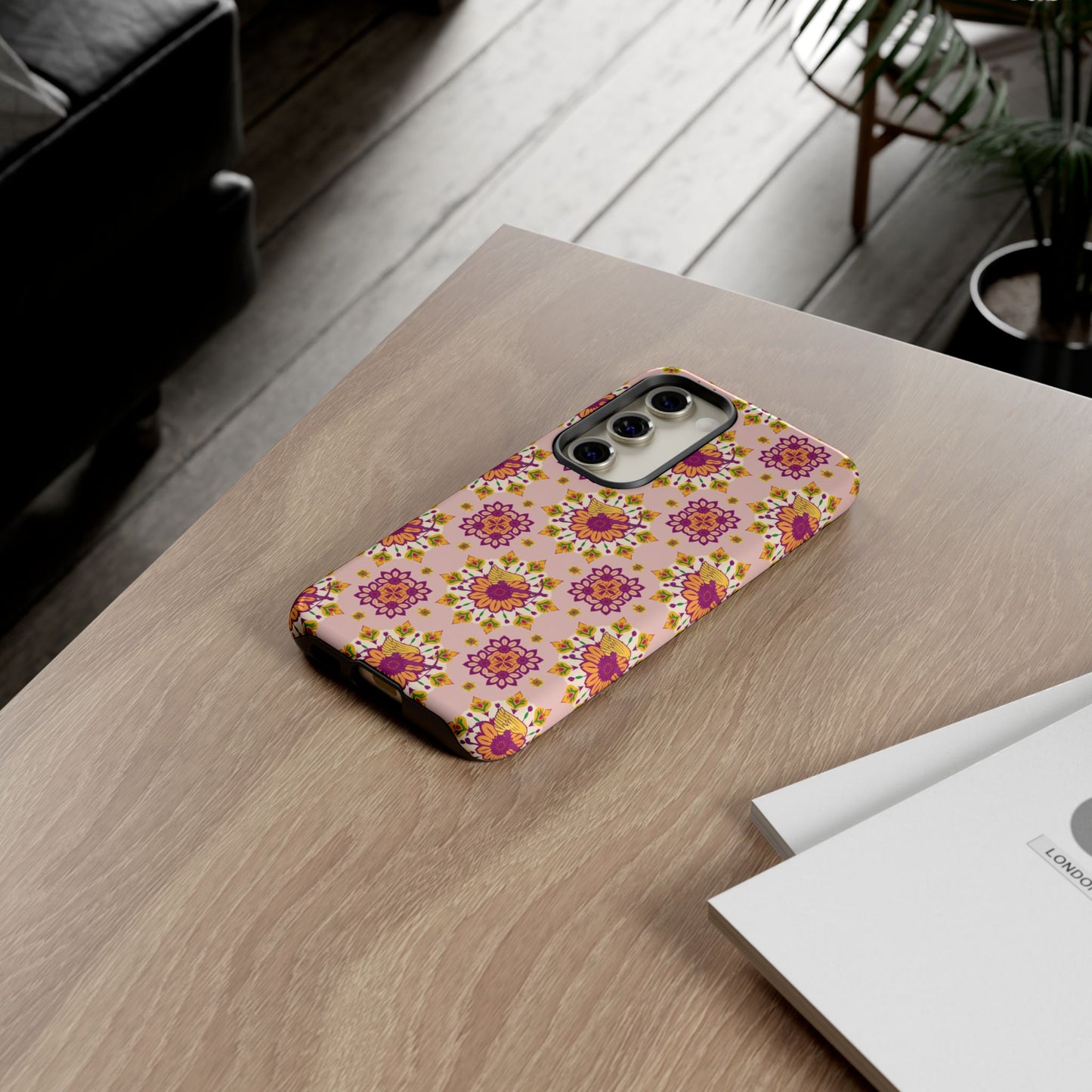 Tough Cases, Sagittarius, Zodiac v4, Flower Pattern