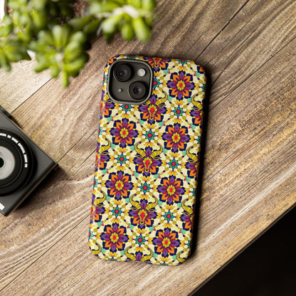 Tough Cases, Taurus, Zodiac v1, Flower Pattern
